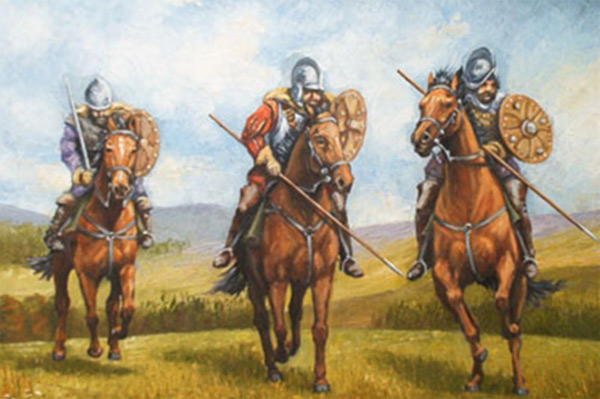 Border Reivers following the Hue and Cry