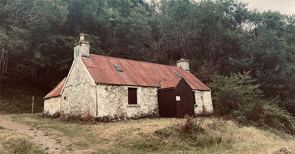 An Abandoned Cottage by Loch Oich
